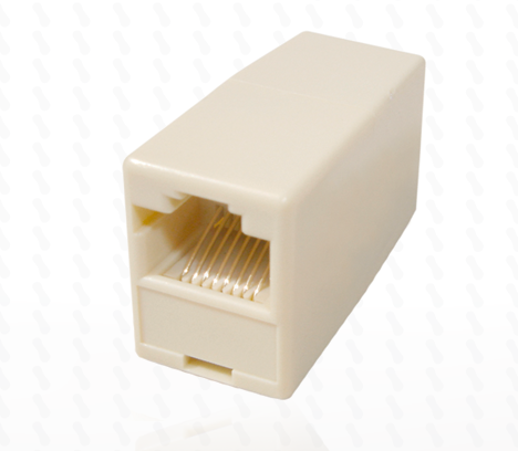 JACK EMPALME DOBLE/RJ45 PR-1/8P8C SSUSA/PRASET