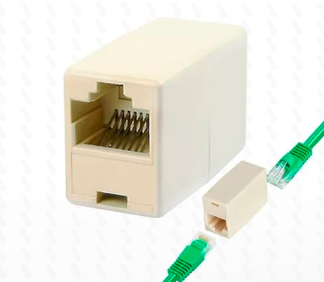 JACK EMPALME DOBLE/RJ45 PR-1/8P8C SSUSA/PRASET