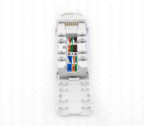 JACK MODULAR SATRA CAT6 BLANCO