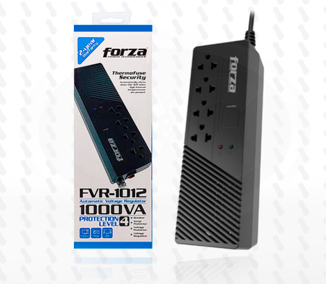 ESTABILIZADOR FORZA FVR-1012 1000VA/500W 4 SALIDAS