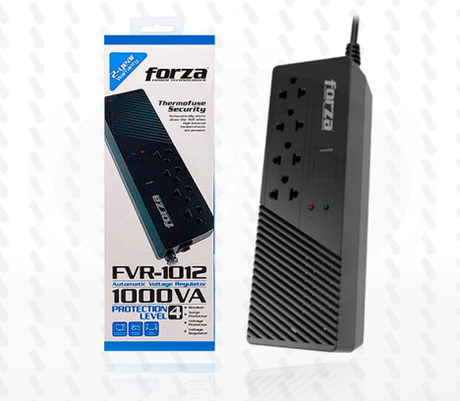 ESTABILIZADOR FORZA FVR-1012 1000VA/500W 4 SALIDAS