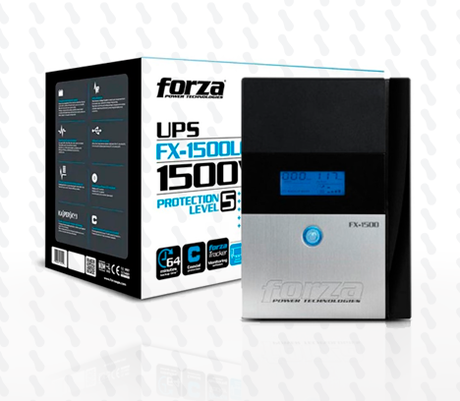 UPS INTERACTICA FORZA  FX-1500LCD-U 1500VA/840W 200V
