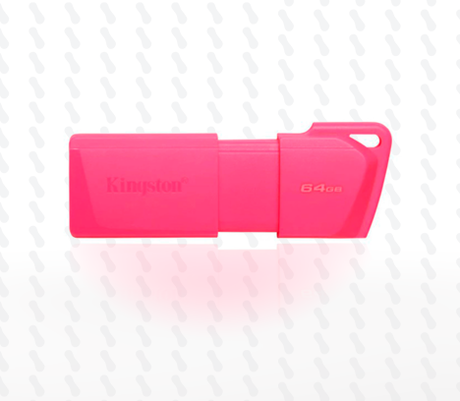 MEMORIA USB KINGSTON DATATRAVELER EXODIA M 64GB PINK NEON KC-U2L64-7LN