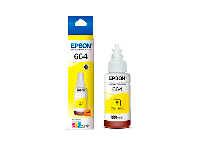 BOTELLA DE TINTA YELLOW EPSON T664