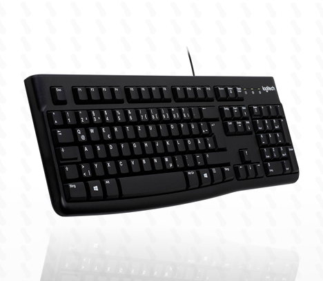 TECLADO LOGITECH K120 USB SP BLACK