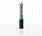 CABLE UTP CAT6 F-UTP/PE 23AWG NEGRO EXTERIOR ROLLO 305 MTS SATRA