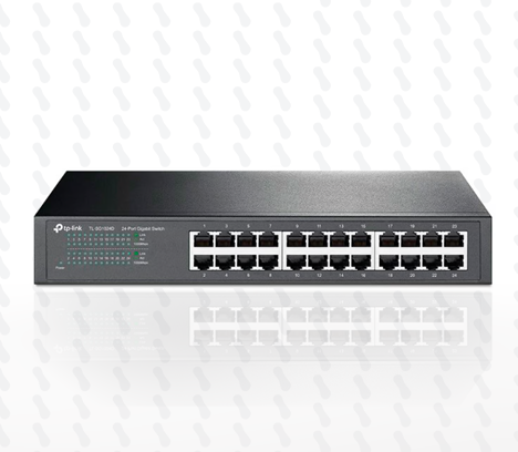 SWITCH GIGABIT TP-LINK 24 PUERTOS TL-SG1024D 10/100 /1000 MBPS