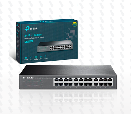 SWITCH GIGABIT TP-LINK 24 PUERTOS TL-SG1024D 10/100 /1000 MBPS