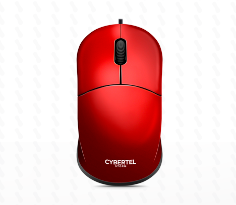 MOUSE CYBERTEL M103X STORM USB - COLORES