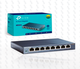 SWITCH TP-LINK TL-SG108 8 PUERTOS 10/100/1000 METALICO