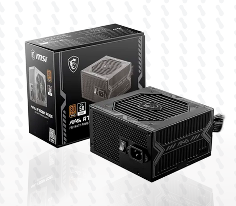 FUENTE DE PODER MSI MAG A750BN PCIE5 750W 80PLUS BRONCE ATX