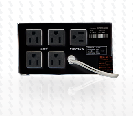 ESTABILIZADOR ELISE FXE-10 SOLIDO 1.0kVA 4TOMAS 220VA