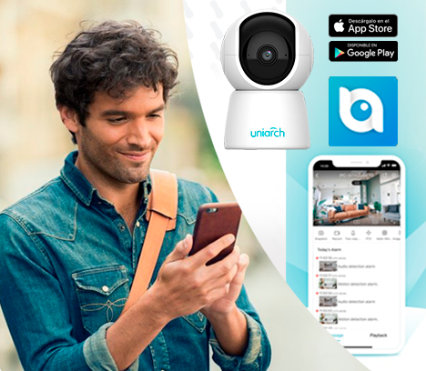 CAMARA IP WIFI UNIARCH UHO-P1A-M5F4D 3K/5MP IP66 EXTERIOR