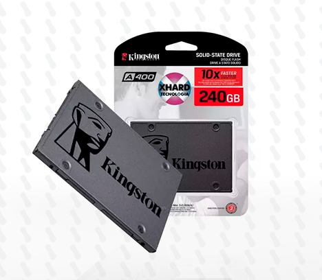 UNIDAD DE ESTADO SOLIDO SSD KINSGTON A400 240GB SATA  2.5"