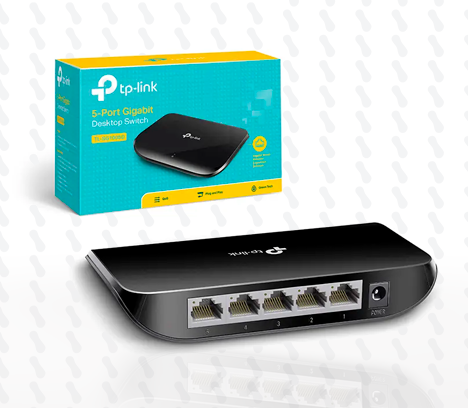 SWITCH TP-LINK TL-SG1005D 5 PUERTOS 10/100/1000 MBPS