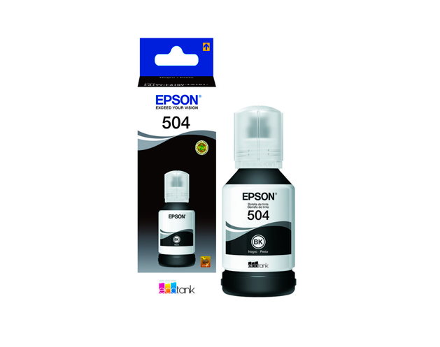 BOTELLA DE TINTA NEGRO EPSON T504