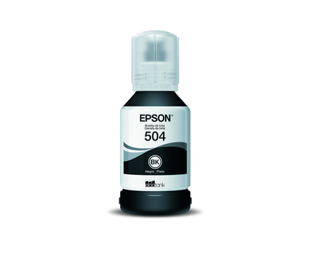 BOTELLA DE TINTA NEGRO EPSON T504