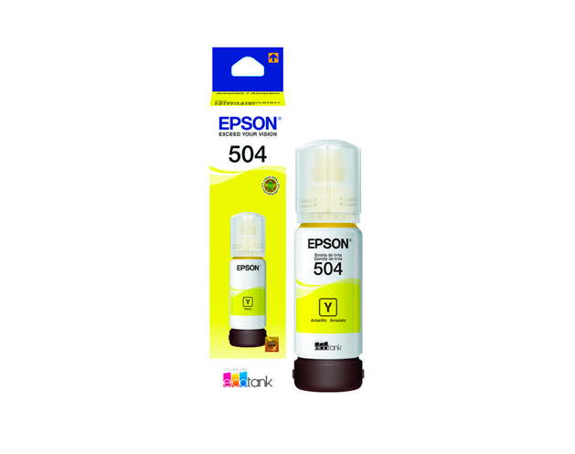 BOTELLA DE TINTA YELLOW EPSON T504