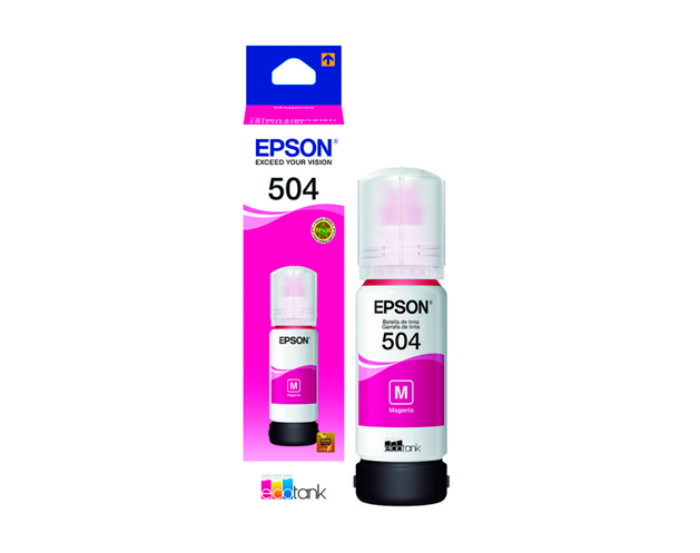 BOTELLA DE TINTA MAGENTA EPSON T504
