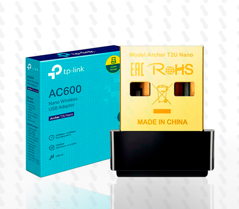 ADAPTADOR USB INALAMBRICO TP-LINK ARCHER T2U NANO AC600