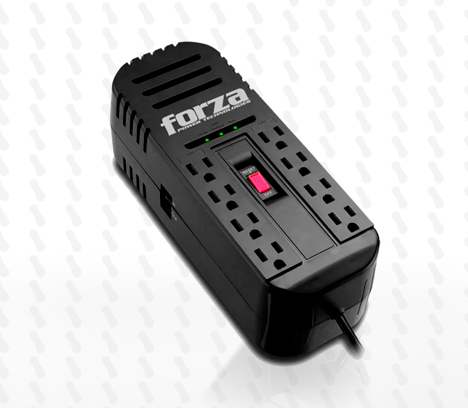 ESTABILIZADOR FORZA FVR-2202 2200VA/1100W 8 TOMAS 220V