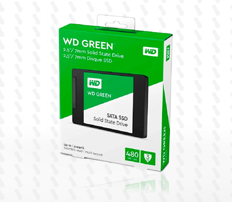 UNIDAD EN ESTADO SOLIDO SSD WESTER DIGITAL 480GB SATA 2.5"