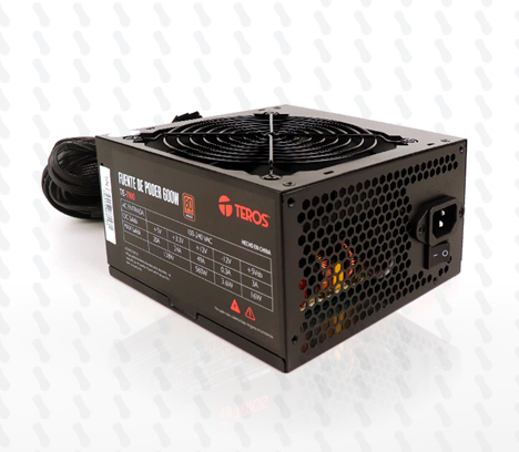 FUENTE DE PODER TEROS TE-7160 600W 80 PLUS BRONZE ATX