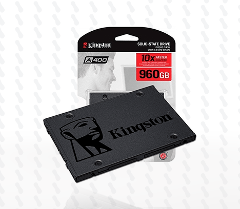 UNIDAD DE ESTADO SOLIDO SSD KINGSTON A400 960GB SATA 2.5"