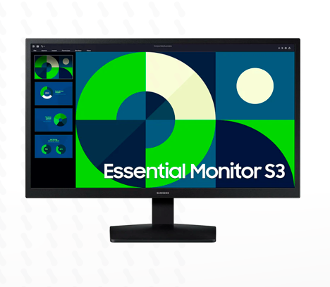 MONITOR SAMSUNG 22" PLANO FHD 1920 X 1080 100HZ HDMI / D-SUB (VGA) LS22D300GALXPE