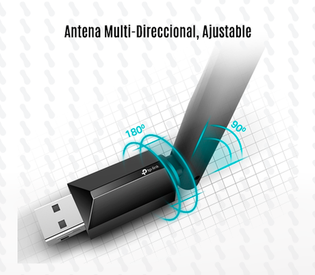 ADAPTADOR USB ARCHER T2U PLUS AC600 TP-LINK