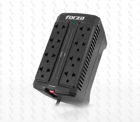 ESTABILIZADOR FORZA FVR-902 900VA/450W 8 TOMAS 220V