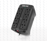 ESTABILIZADOR FORZA FVR-902 900VA/450W 8 TOMAS 220V