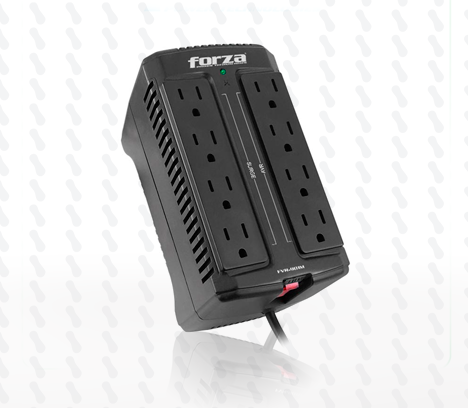 ESTABILIZADOR FORZA FVR-902 900VA/450W 8 TOMAS 220V