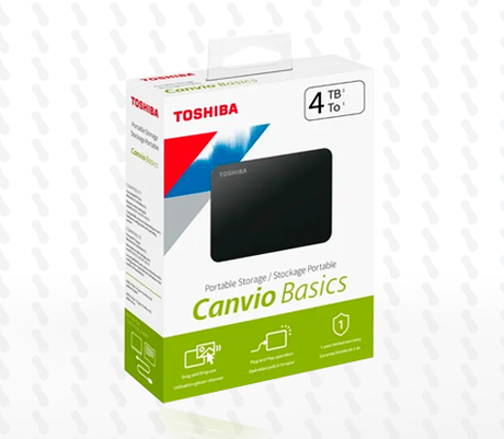 DISCO DURO EXTERN TOSHIVA CANVIO BASICS 4TB USB3.0 2.5"