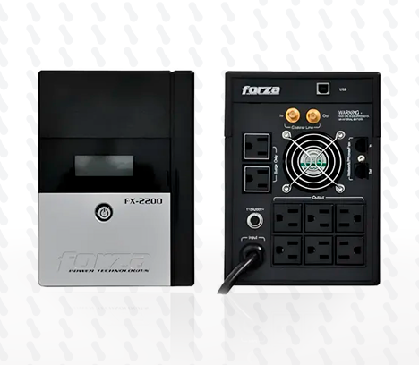 UPS INTERACTIVA FORZA FX-2200LCD-U 2200VA/1200W 220V
