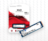 UNIDAD EN ESTADO SOLIDO KINGSTONE NV2 250GB M.2 PCIe 4.0 NVMe SSD