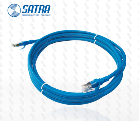 PATCH CORD SATRA CAT6 2MT AZUL