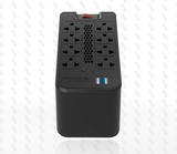 ESTABILIZADOR FORZA FVR-1222USB 1200VA/600W 8 TOMAS / 02 USB 220V