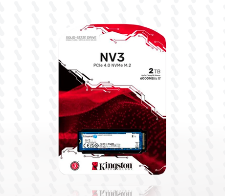 UNIDAD EN ESTADO SOLIDO KIGSTON NV3 2000GB  M.2 PCIe 4.0 NVMe SSD