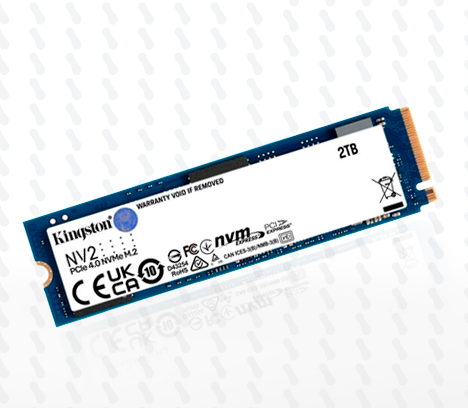 UNIDAD EN ESTADO SOLIDO KIGSTON NV3 2000GB  M.2 PCIe 4.0 NVMe SSD