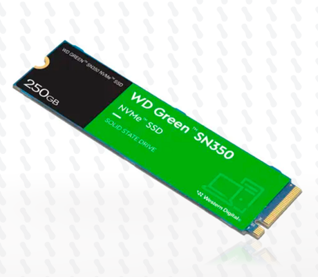 UNIDAD EN ESTADO SOLIDO WD GREEN SN350 250B M.2 PCIe 4.0 NVMe SSD