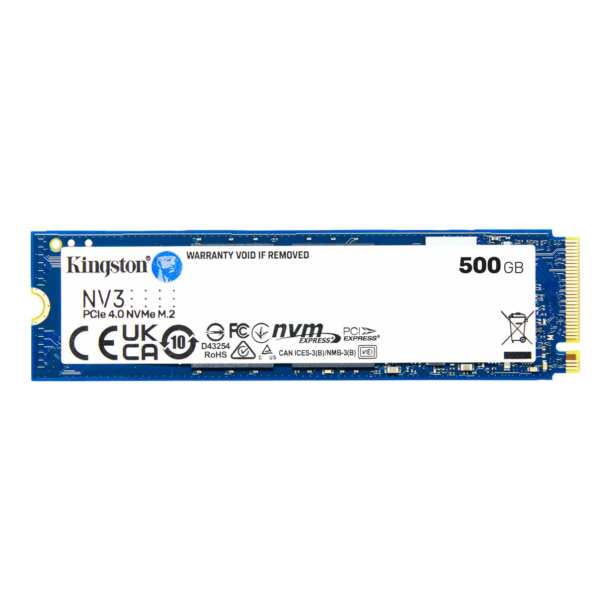UNIDAD EN ESTADO SOLIDO KINGSTONE NV3 1000GB M.2 PCIe 4.0 NVMe SSD