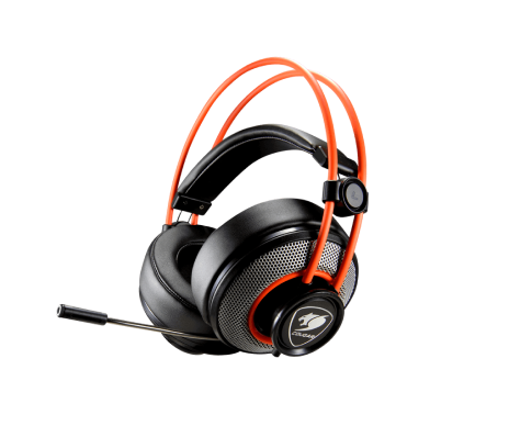 AURICULAR GAMER HALION S2 DRAGON NEGRO/ROJO